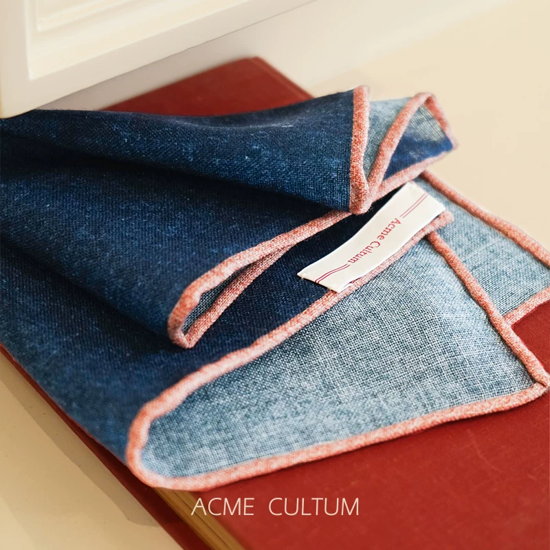 Hand-plumped rolled hem edges