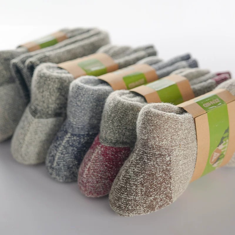 Heavy merino wool socks